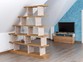 Деревянный стеллаж для книг на заказ #12  | Мебельная мастерская Дорофея Брычёва | фото, картинки