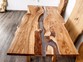 Стол на деревянном подстолье из массива #45 от мастерской Дорофея Брычёва