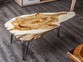 Декоративный столик из поперечного среза дерева #12 | Мастерская Дорофея Брычёва
