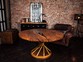 Круглый авторский стол из массива ильма #49 | Мастерская Дорофея Брычёва | фото, картинки
