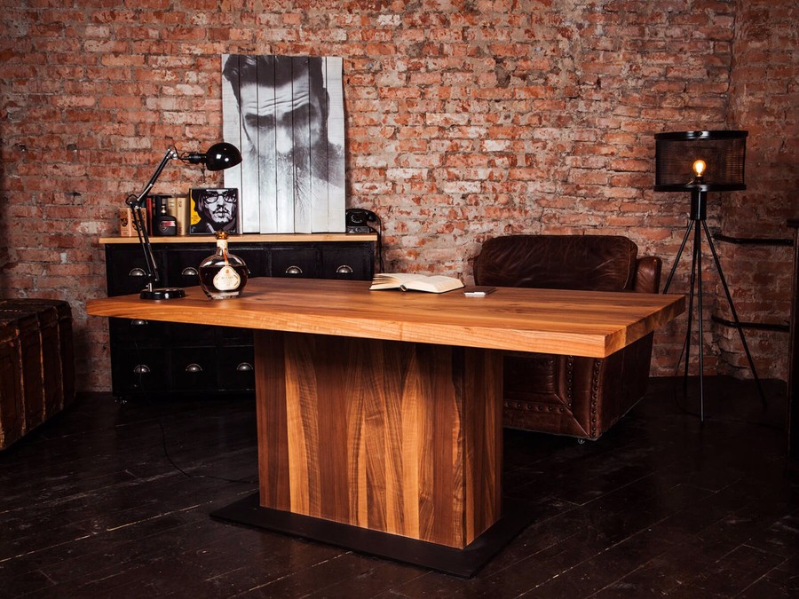 Эксклюзивный обеденный стол из массива ореха #51 | Мебельная мастерская Дорофея Брычёва | фото, картинки