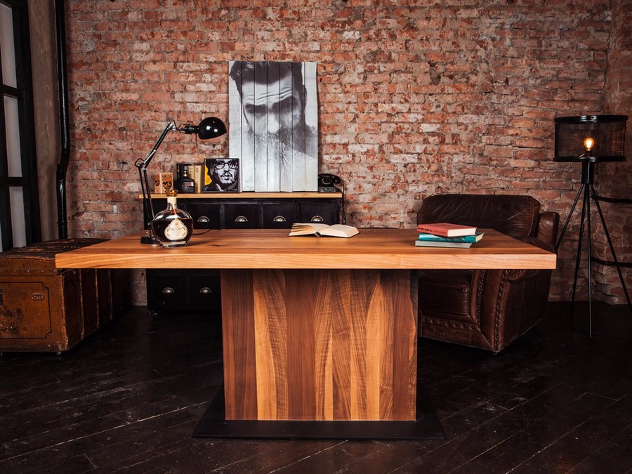 Эксклюзивный обеденный стол из массива ореха #51 | Мебельная мастерская Дорофея Брычёва | фото, картинки